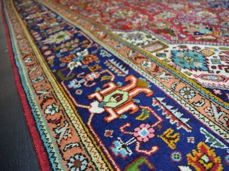 Perserteppich Tabriz ca 285 x 202 cm Wolle handgeknüpft
