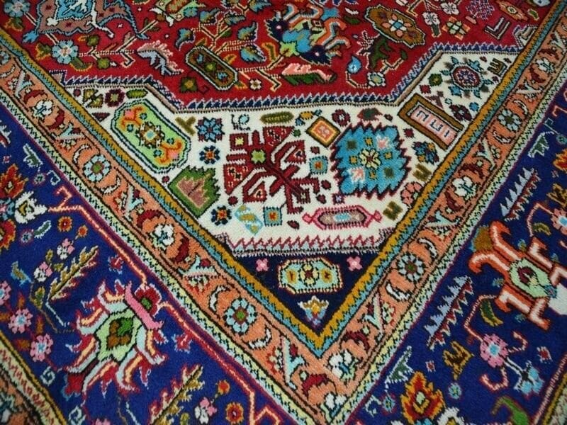 Perserteppich Tabriz ca 285 x 202 cm Wolle handgeknüpft