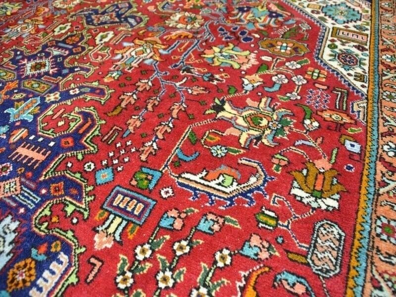 Perserteppich Tabriz ca 285 x 202 cm Wolle handgeknüpft