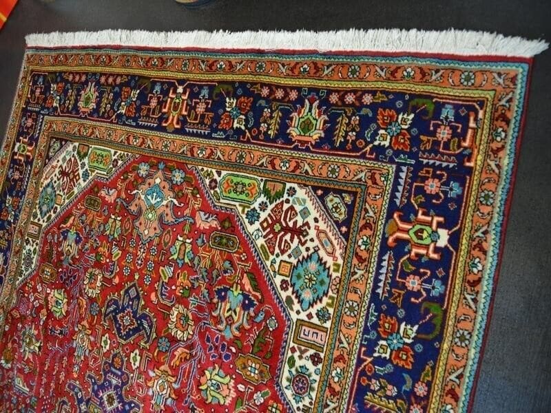Perserteppich Tabriz ca 285 x 202 cm Wolle handgeknüpft