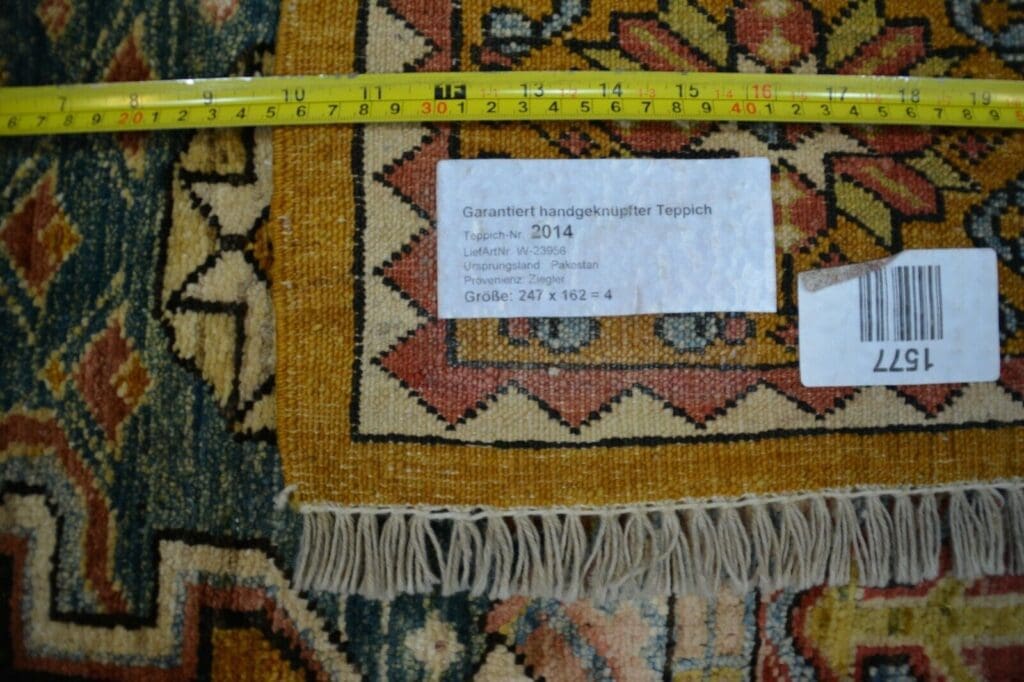 Orientteppich Pakistan 247 x 162 cm Wolle handgeknüpft