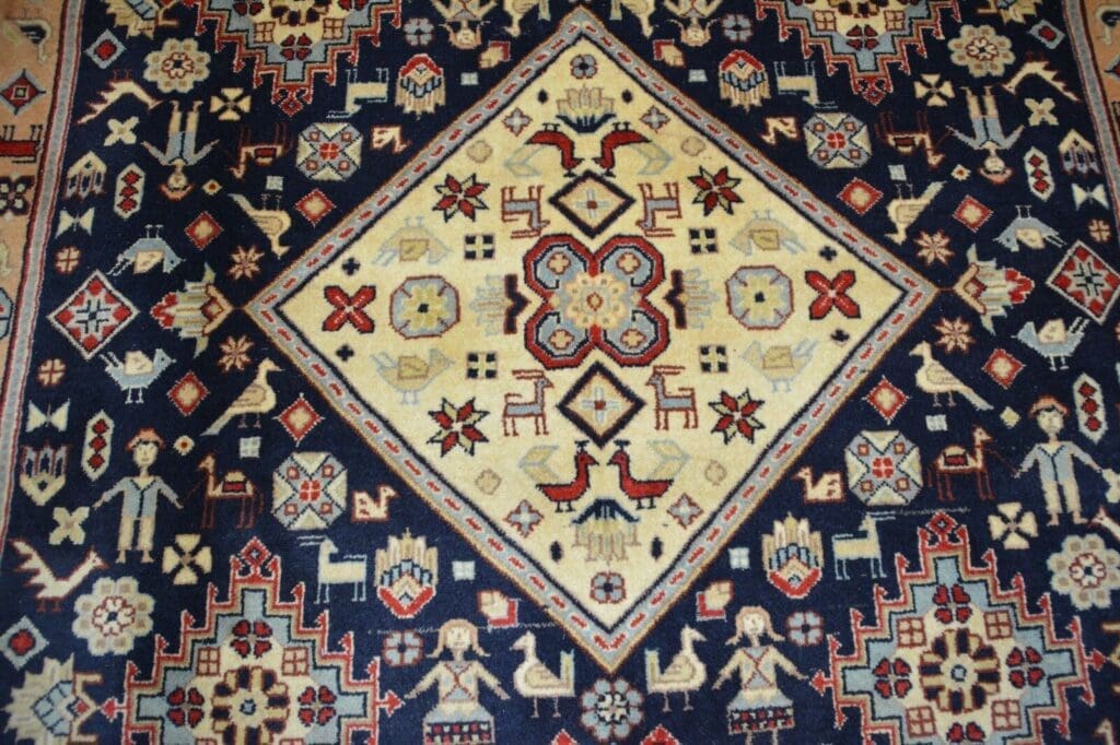 Perserteppich Semnan 321 x 214 cm Wolle handgeknüpft