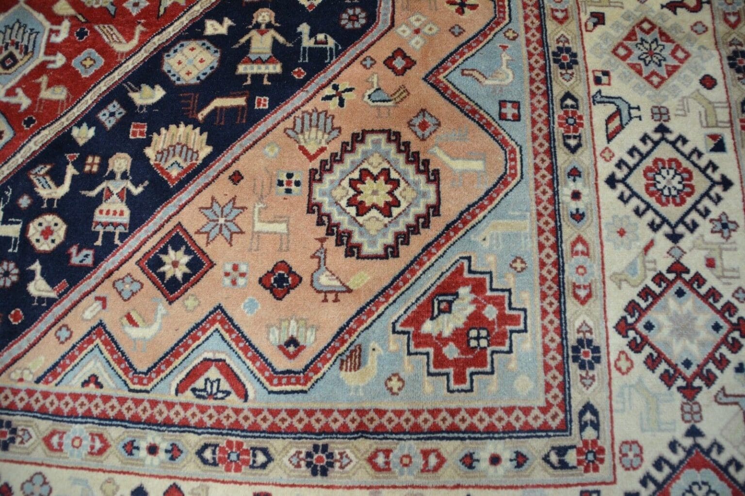 Perserteppich Semnan 321 x 214 cm Wolle handgeknüpft