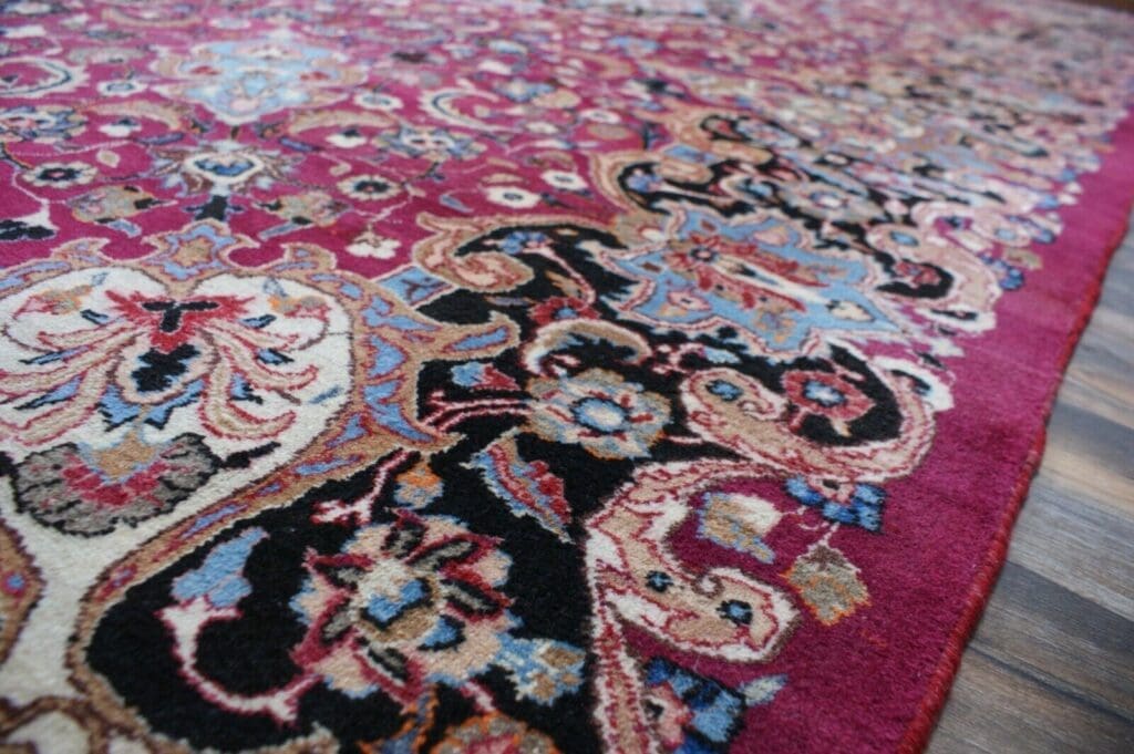 Perserteppich Mashad ca. 352 x 263 cm Wolle handgeknüpft