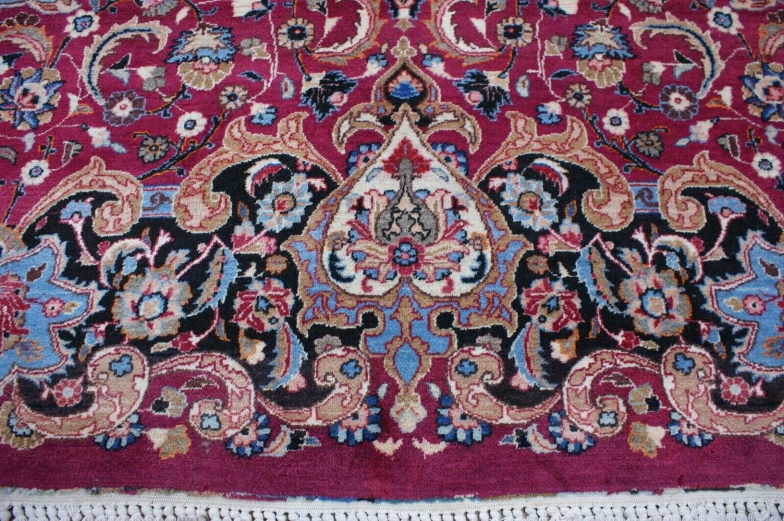 Perserteppich Mashad ca. 352 x 263 cm Wolle handgeknüpft