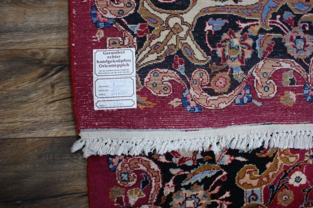 Perserteppich Mashad ca. 352 x 263 cm Wolle handgeknüpft
