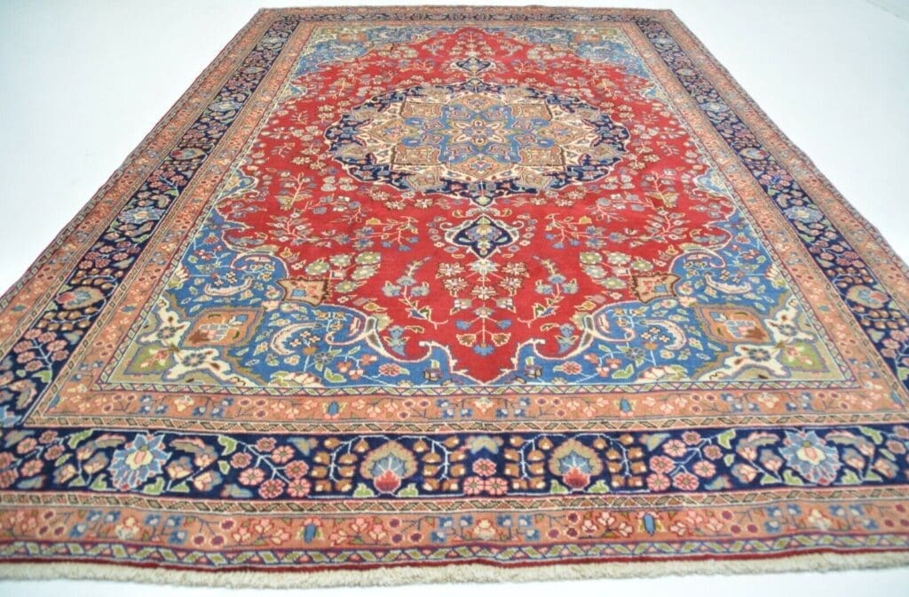 Perserteppich Mashad ca 290 x 195 cm Wolle handgeknüpft