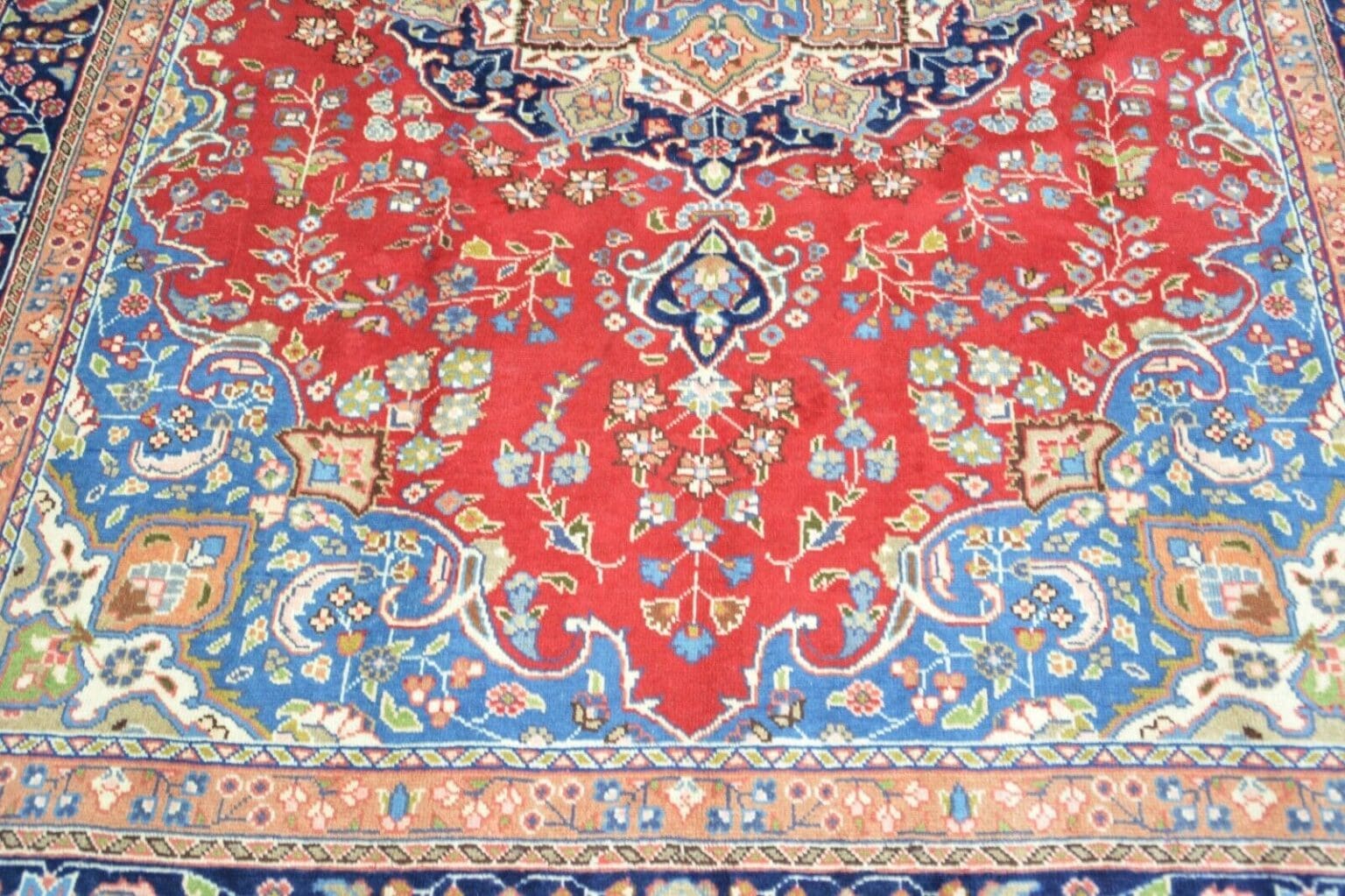 Perserteppich Mashad ca 290 x 195 cm Wolle handgeknüpft