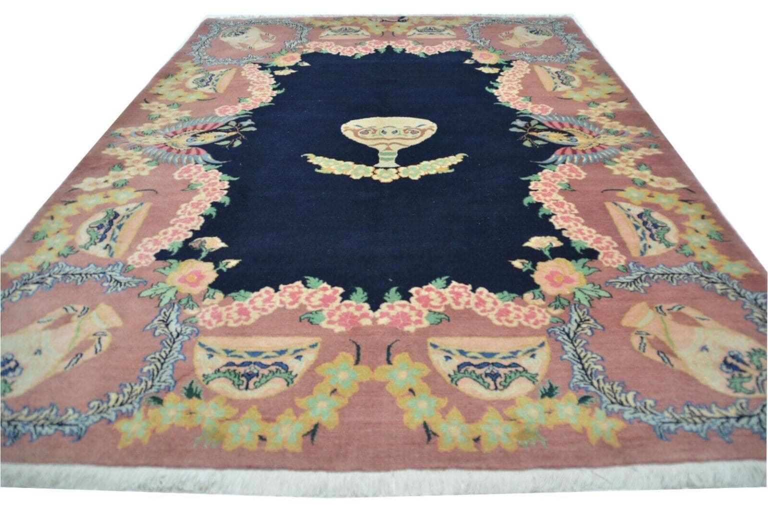 Perserteppich Kashmar ca 232 x 177 cm Wolle handgeknüpft