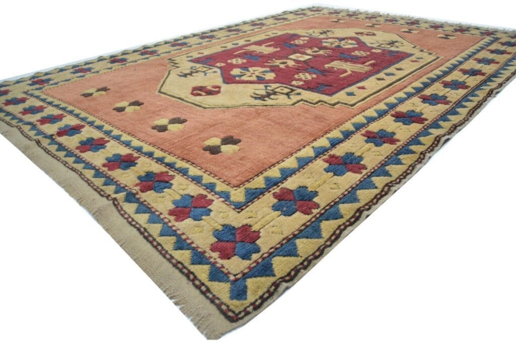 eck4362-handgeknupfter-original-kars-kazak-teppich-aus-der-turkei-wolle-ca-2 Orientteppich Kars Kazak 283 x 200 cm Wolle handgeknüpft