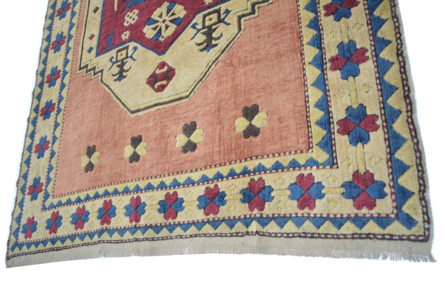 eck4362-handgeknupfter-original-kars-kazak-teppich-aus-der-turkei-wolle-ca-6 Orientteppich Kars Kazak 283 x 200 cm Wolle handgeknüpft