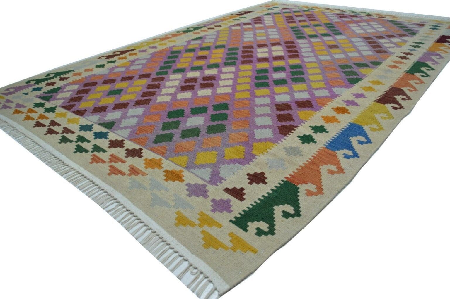 Perserteppich Ghashgai 292 x 193 cm Wolle handgewebt
