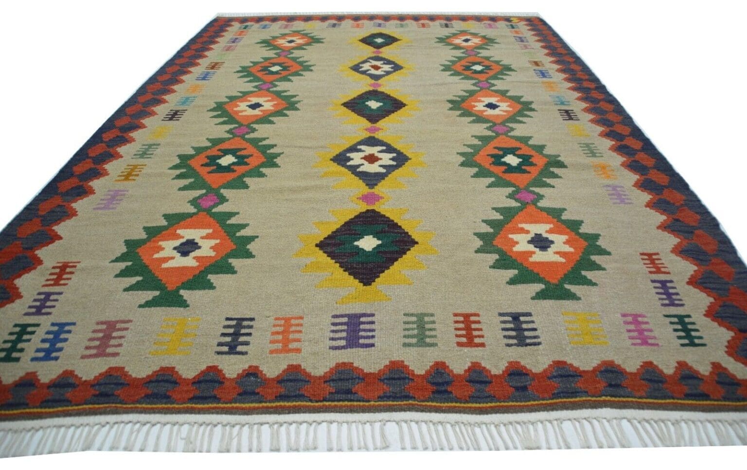 Perserteppich Ghashgai 293 x 198 cm Wolle handgewebt
