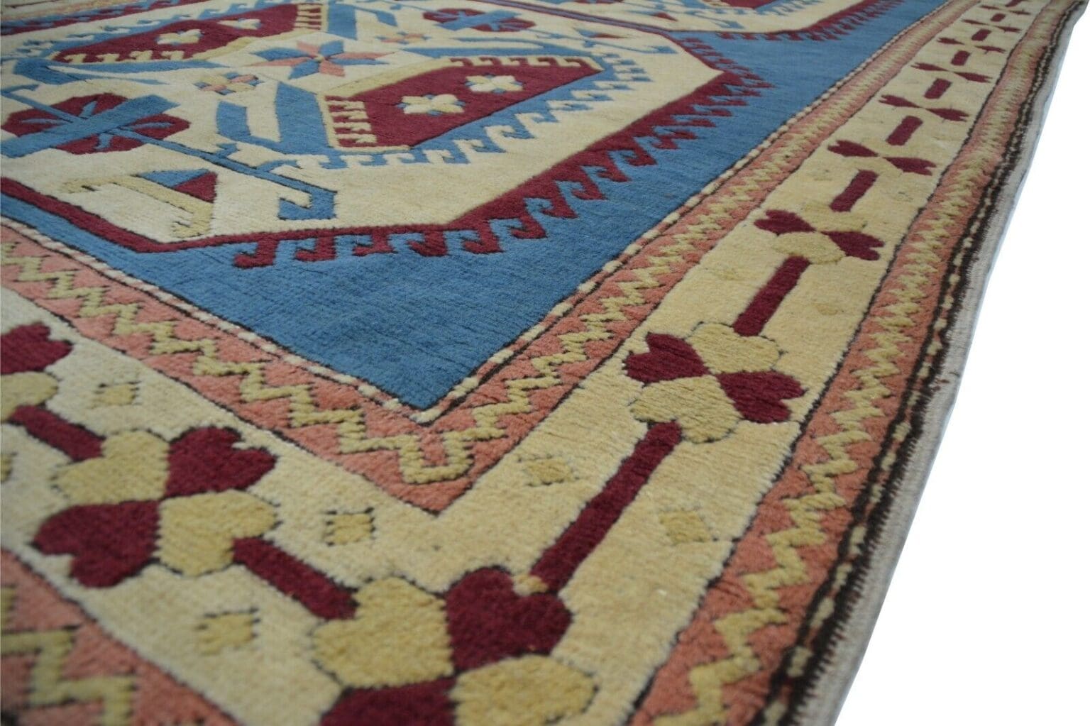 eck7452-handgeknupfter-teppich-aus-der-turkei-kars-kazak-wolle-ca-280-x-4 Orientteppich Kars Kazak ca. 280 x 153 cm Wolle handgeknüpft