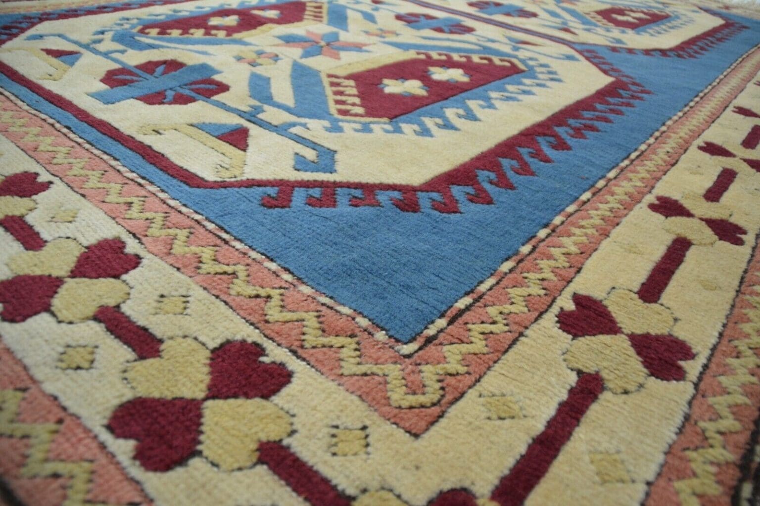 eck7452-handgeknupfter-teppich-aus-der-turkei-kars-kazak-wolle-ca-280-x-5 Orientteppich Kars Kazak ca. 280 x 153 cm Wolle handgeknüpft