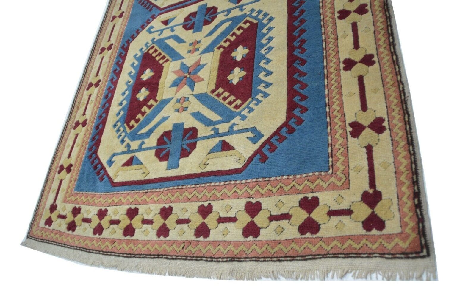 eck7452-handgeknupfter-teppich-aus-der-turkei-kars-kazak-wolle-ca-280-x-6 Orientteppich Kars Kazak ca. 280 x 153 cm Wolle handgeknüpft