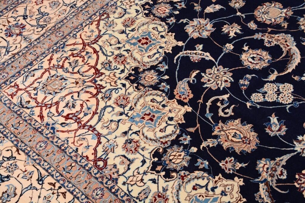 Perserteppich Nain 408 x 305 cm Wolle handgeknüpft