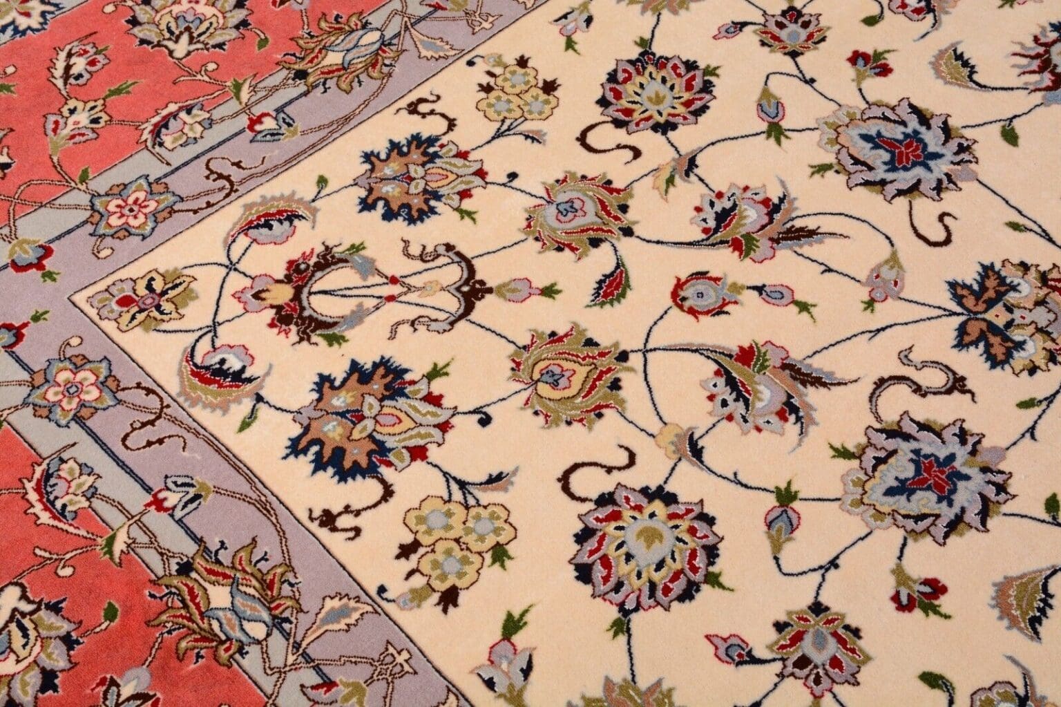 Perserteppich Tabriz 396 x 295 cm Wolle handgeknüpft