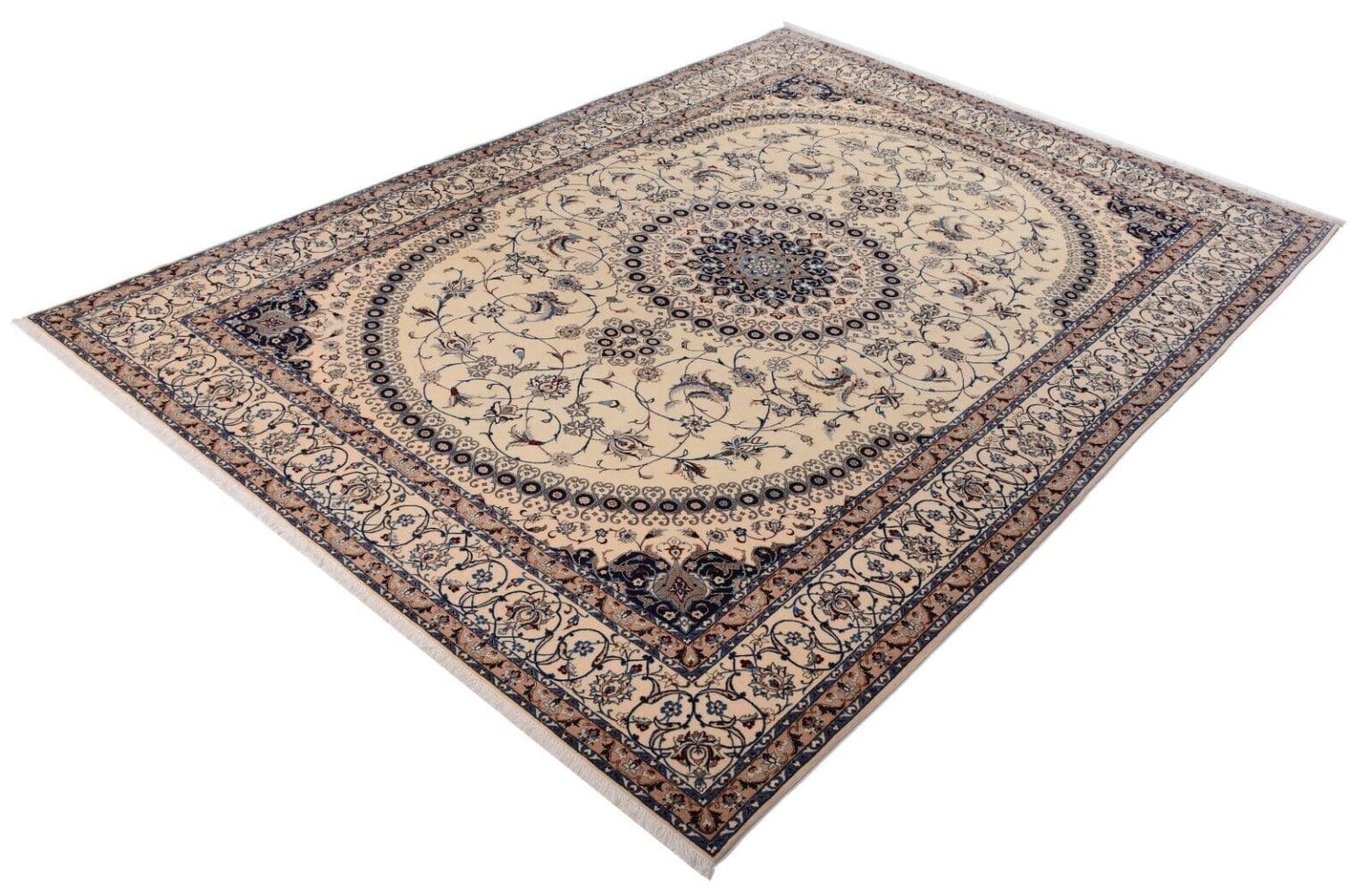 Perserteppich Nain 375 x 271 cm Wolle handgeknüpft