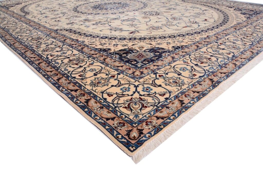Perserteppich Nain 375 x 271 cm Wolle handgeknüpft