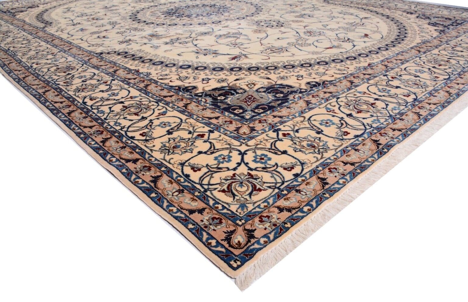 Perserteppich Nain 375 x 271 cm Wolle handgeknüpft