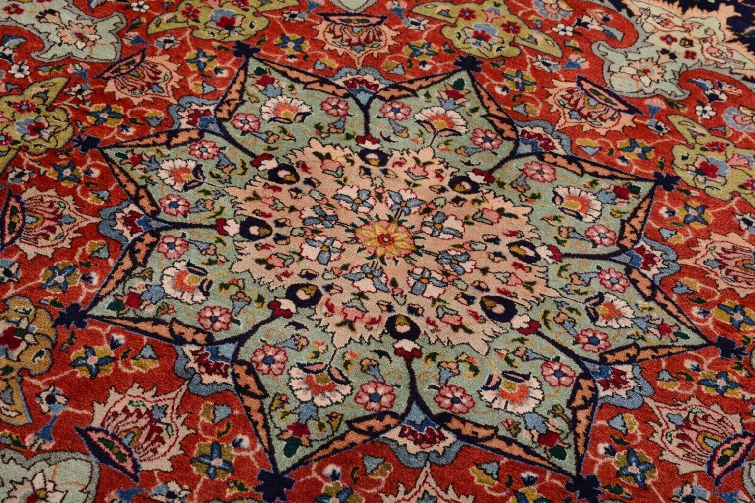 Perserteppich Tabriz 388 x 289 cm Wolle handgeknüpft