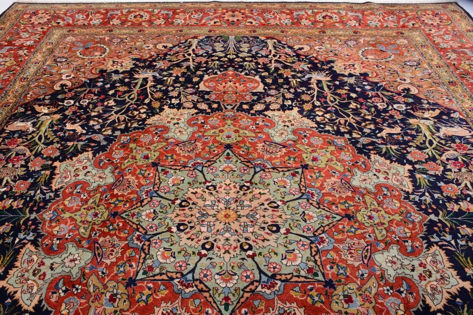Perserteppich Tabriz 388 x 289 cm Wolle handgeknüpft