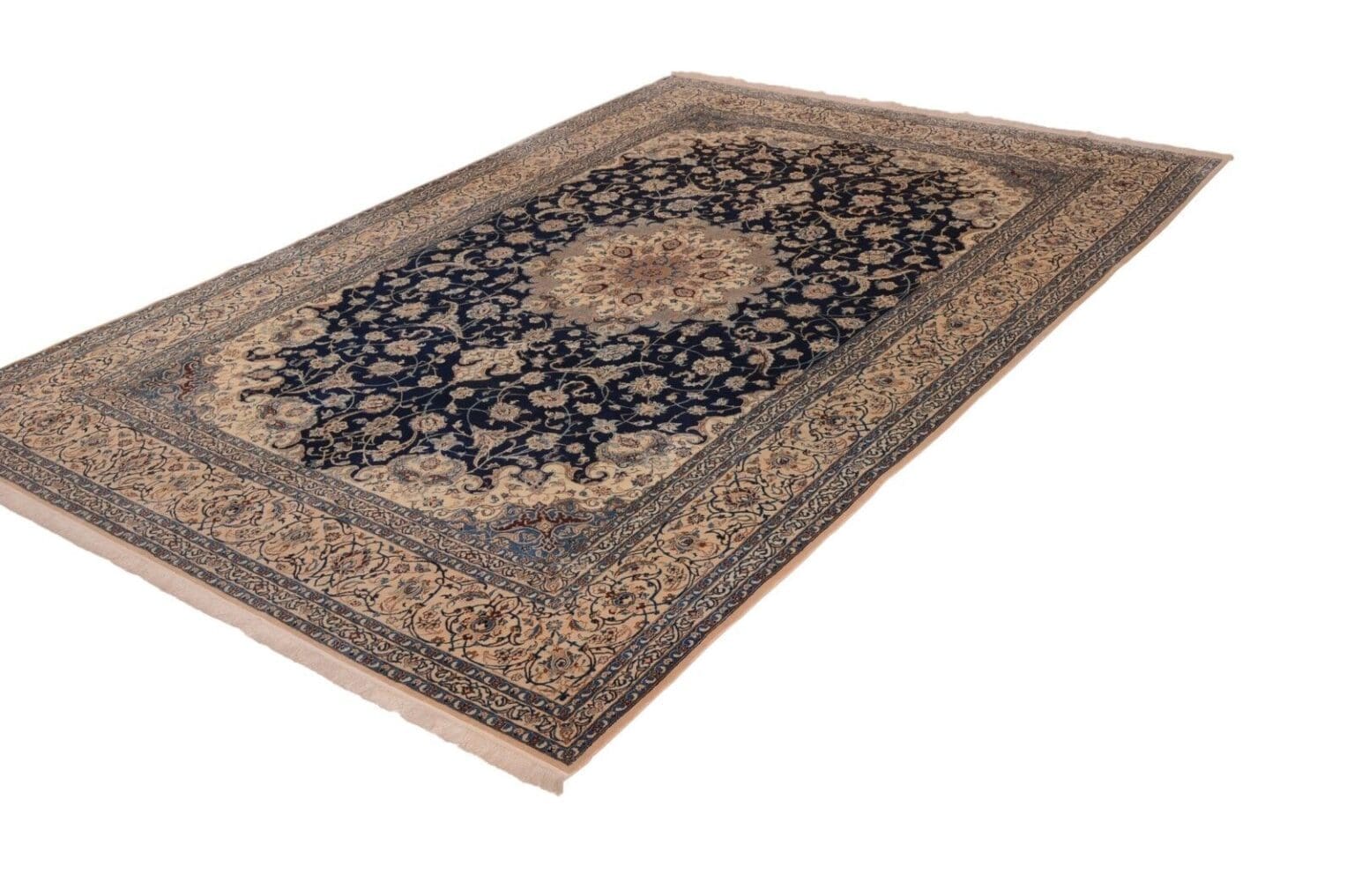 Perserteppich Nain 300 x 204 cm Schurwolle handgeknüpft