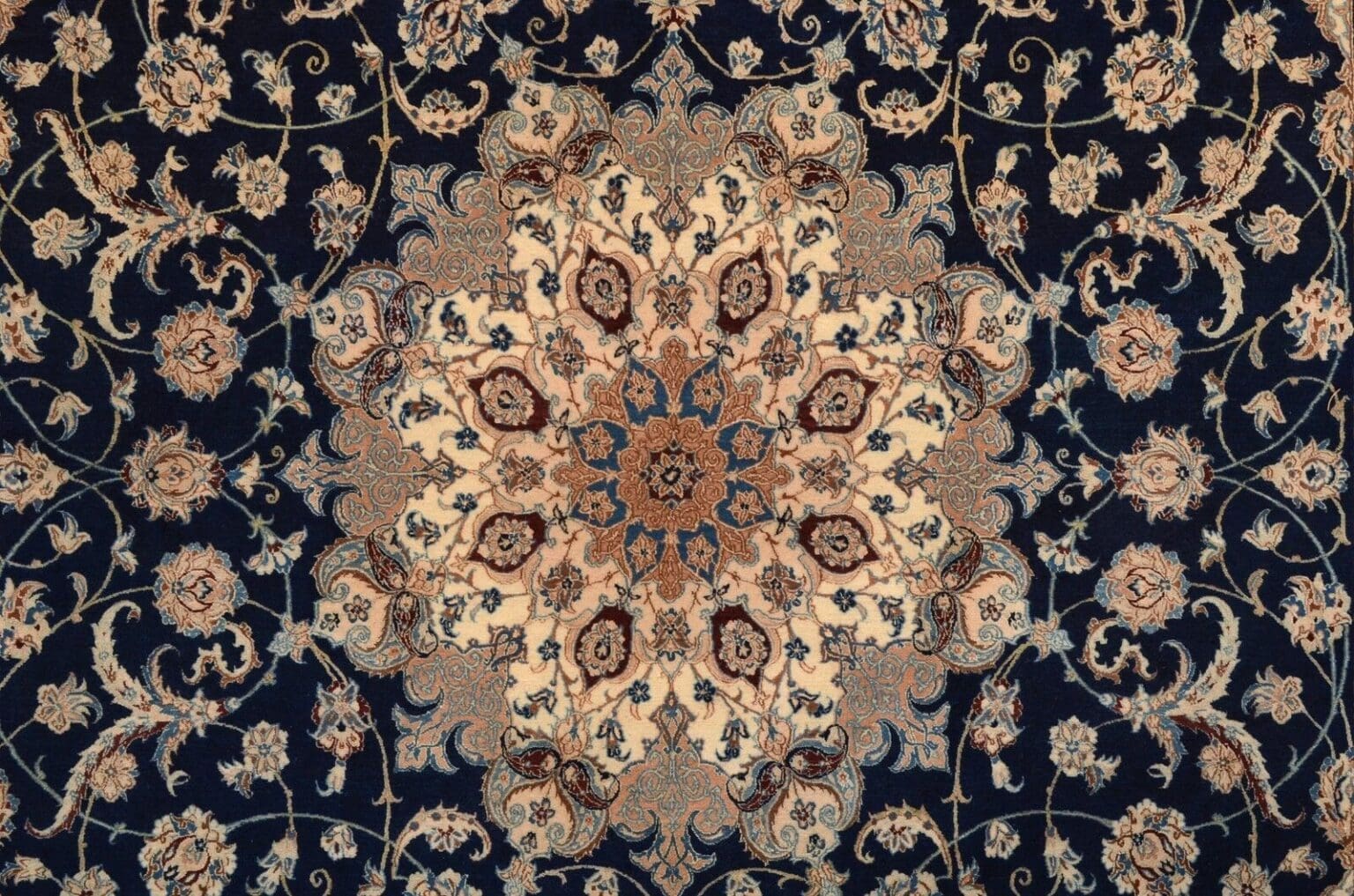 Perserteppich Nain 300 x 204 cm Schurwolle handgeknüpft