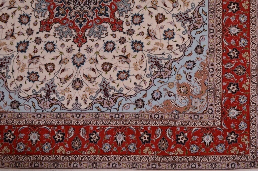 Perserteppich Tabriz 249 x 250 cm Wolle handgeknüpft