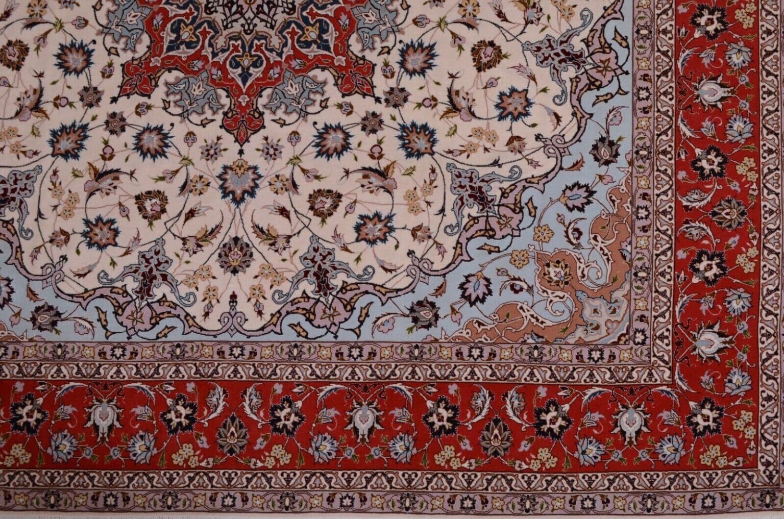 Perserteppich Tabriz 249 x 250 cm Wolle handgeknüpft