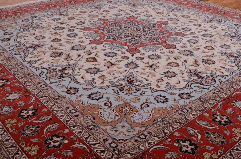 Perserteppich Tabriz 249 x 250 cm Wolle handgeknüpft