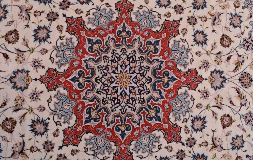 Perserteppich Tabriz 249 x 250 cm Wolle handgeknüpft