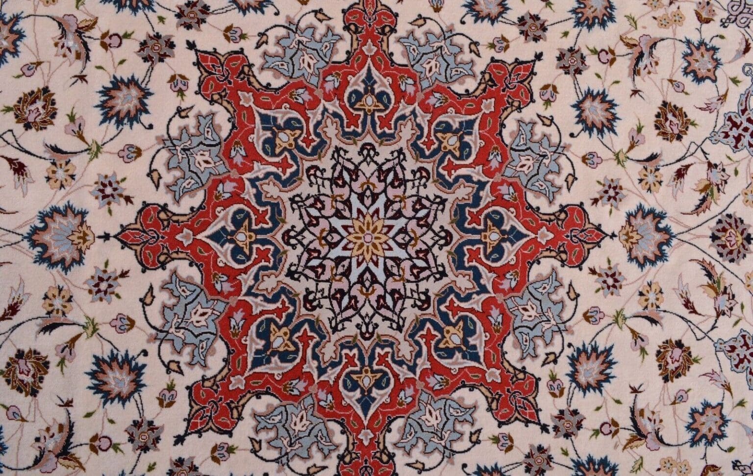 Perserteppich Tabriz 249 x 250 cm Wolle handgeknüpft