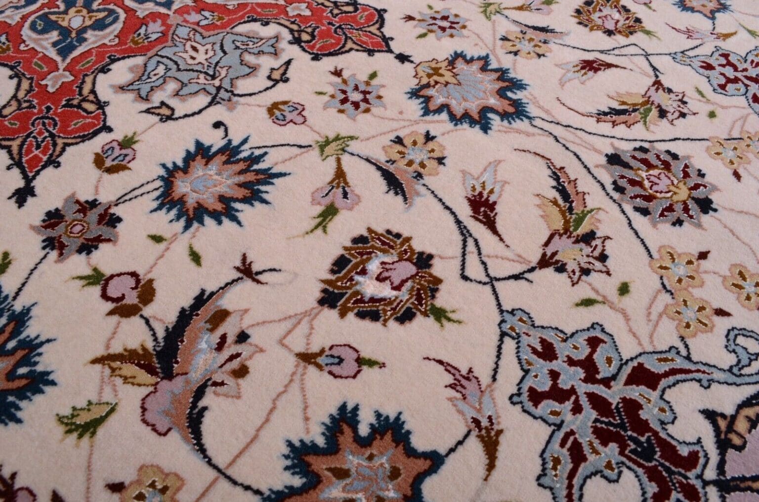 Perserteppich Tabriz 249 x 250 cm Wolle handgeknüpft
