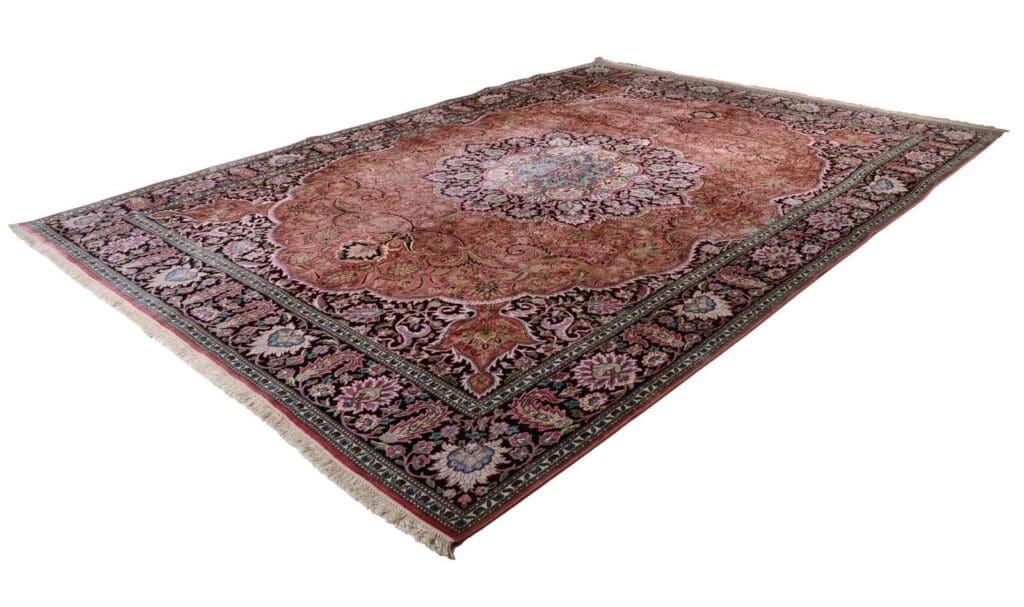 Orientteppich Kashmir 435 x 306 cm Viskose handgeknüpft