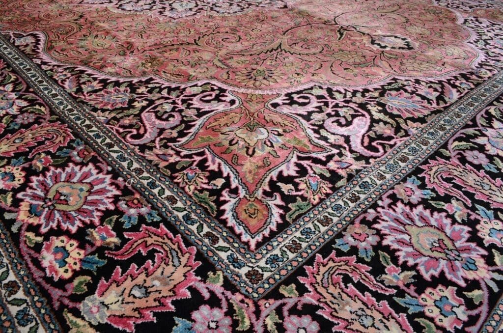 Orientteppich Kashmir 435 x 306 cm Viskose handgeknüpft