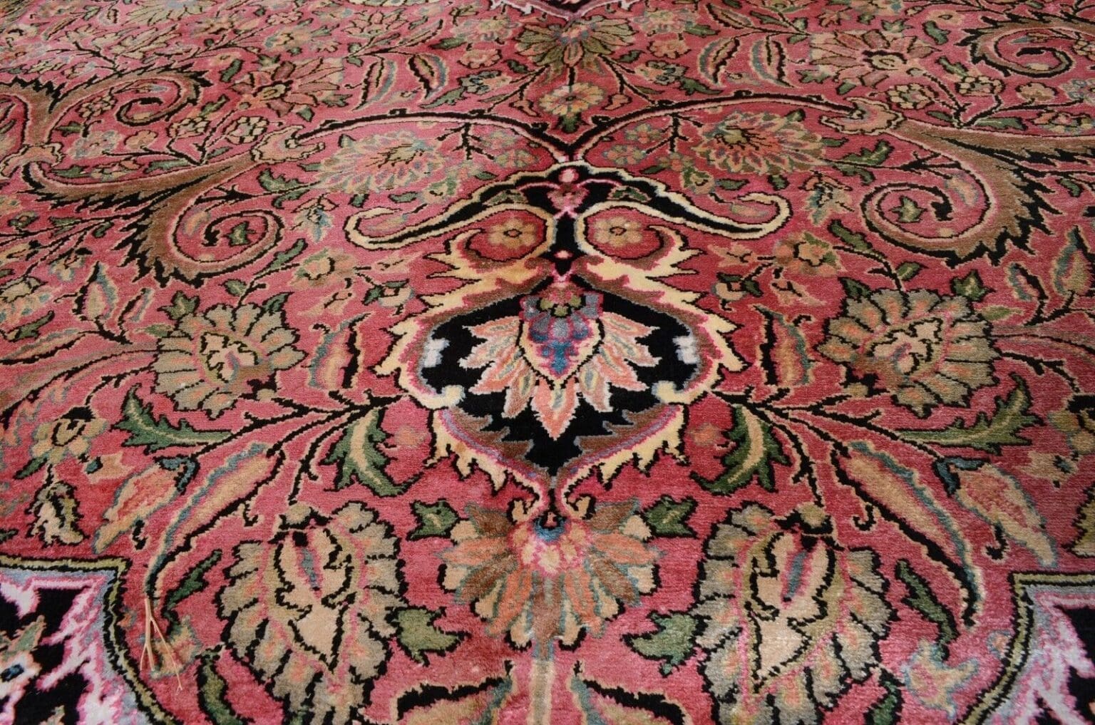 Orientteppich Kashmir 435 x 306 cm Viskose handgeknüpft