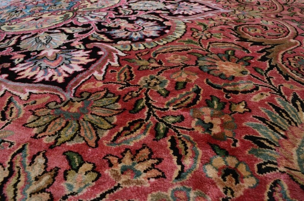 Orientteppich Kashmir 435 x 306 cm Viskose handgeknüpft