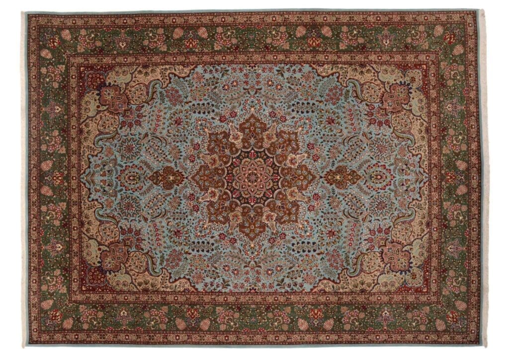 Perserteppich Tabriz 343x255 cm Wolle handgeknüpft