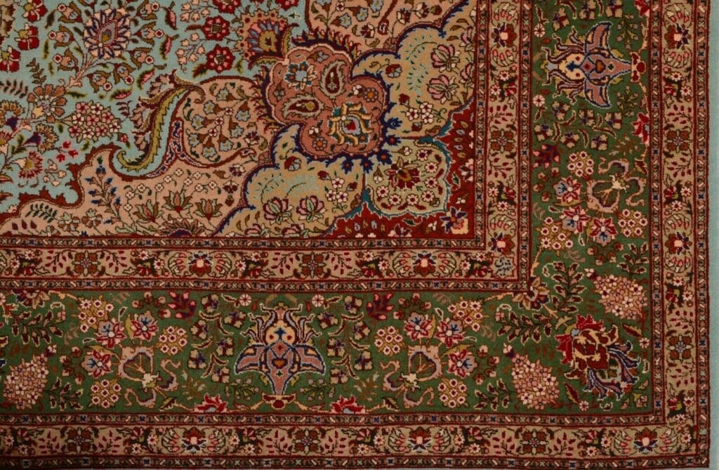 Perserteppich Tabriz 343x255 cm Wolle handgeknüpft