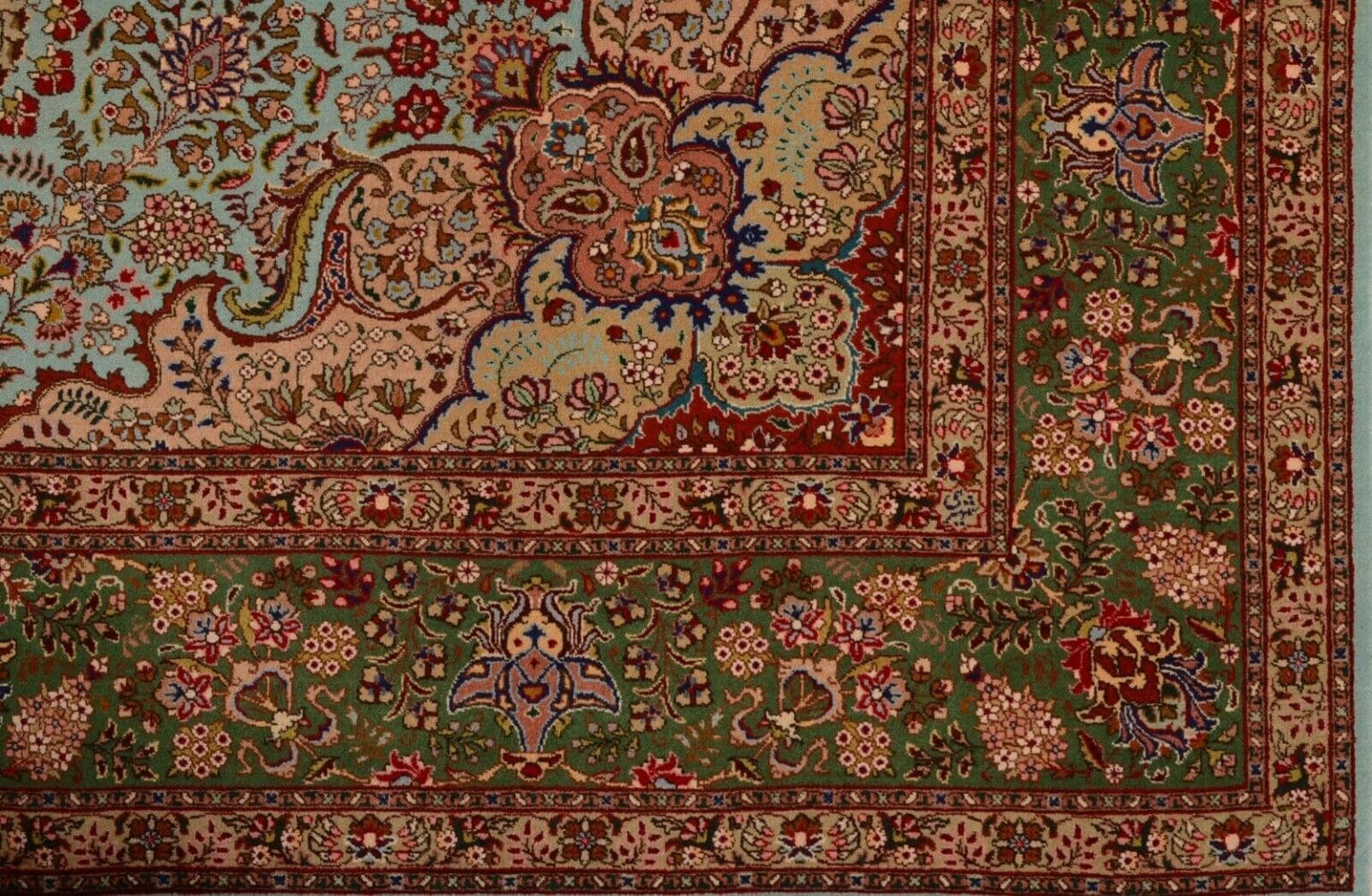 Perserteppich Tabriz 343x255 cm Wolle handgeknüpft