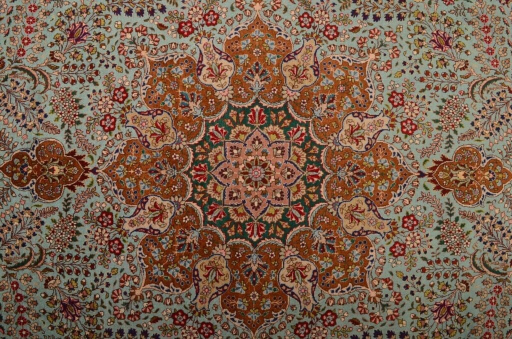 Perserteppich Tabriz 343x255 cm Wolle handgeknüpft