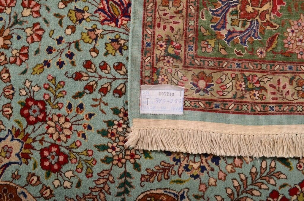 Perserteppich Tabriz 343x255 cm Wolle handgeknüpft