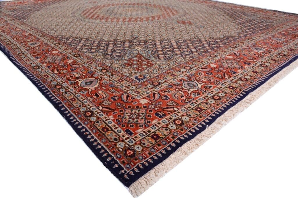 Perserteppich Moud 373 x 289 cm Wolle handgeknüpft