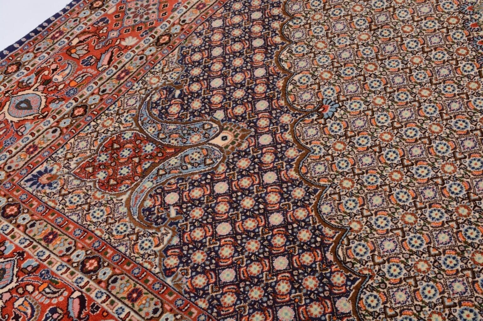 Perserteppich Moud 373 x 289 cm Wolle handgeknüpft