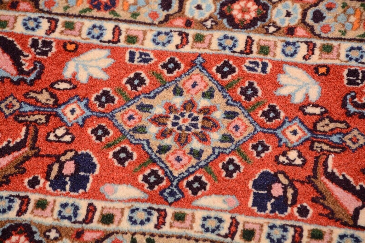Perserteppich Moud 373 x 289 cm Wolle handgeknüpft