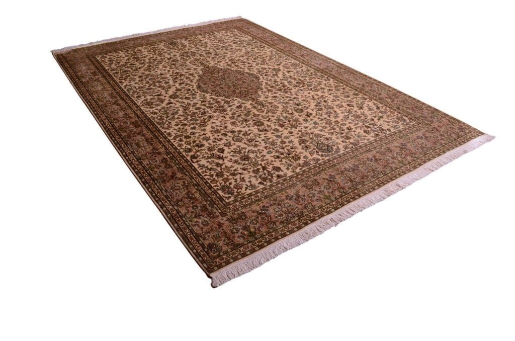Orientteppich Indien 310 x 219 cm Seide handgeknüpft