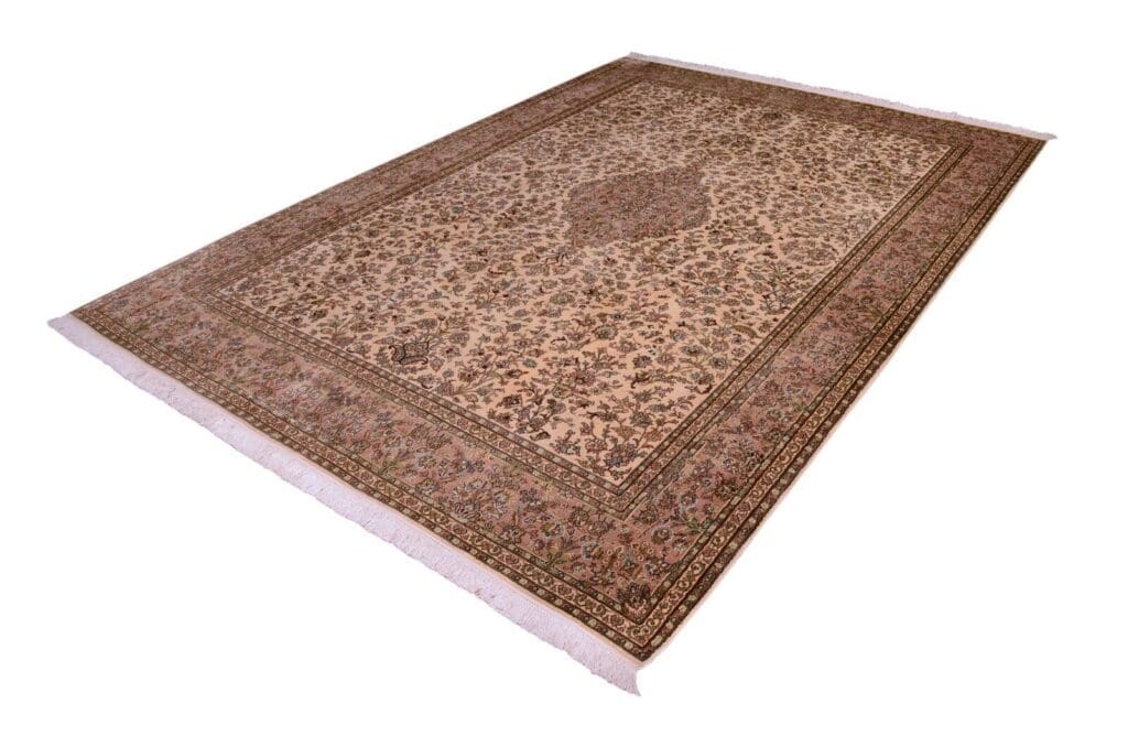 Orientteppich Indien 310 x 219 cm Seide handgeknüpft
