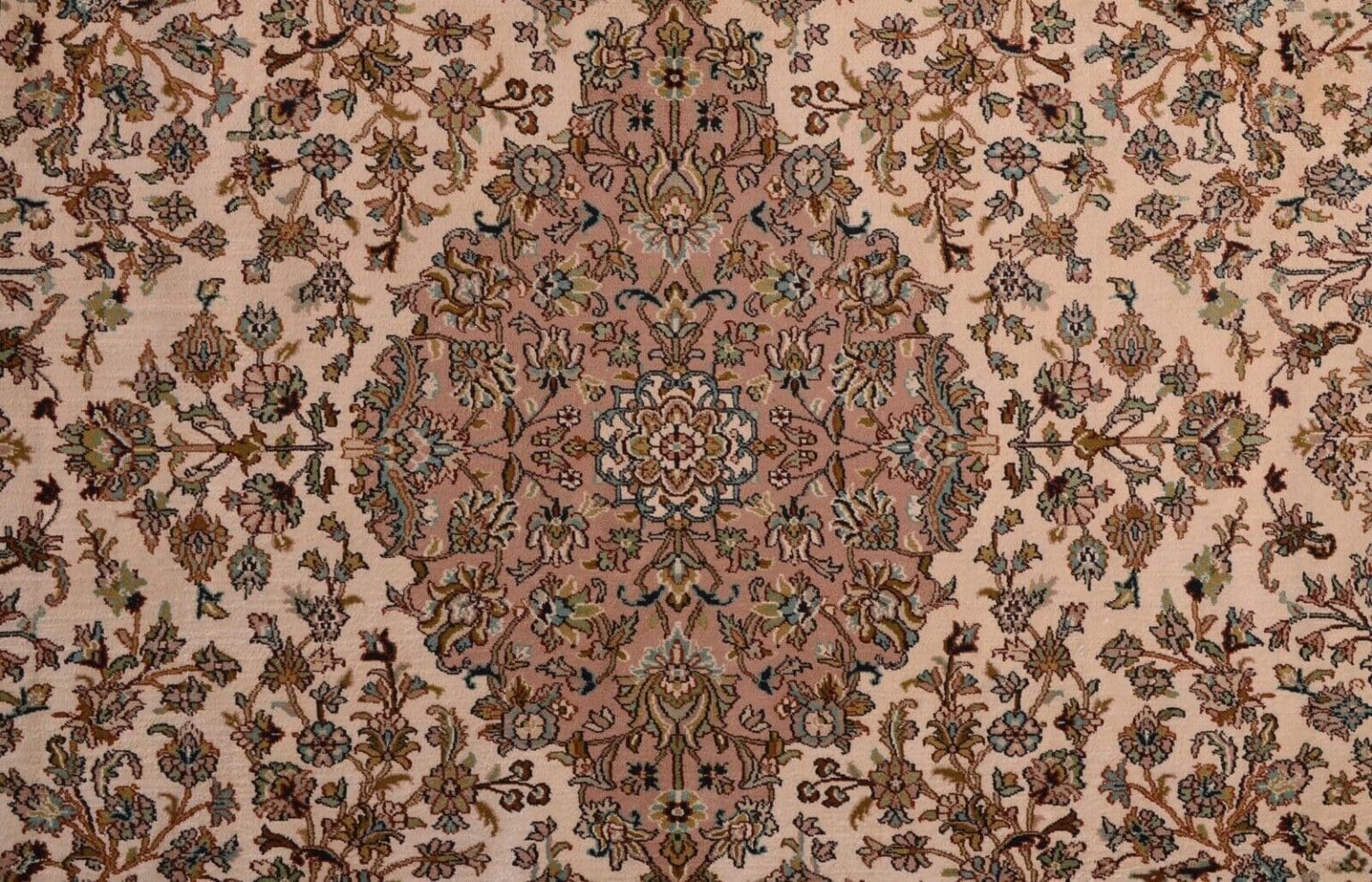 Orientteppich Indien 310 x 219 cm Seide handgeknüpft